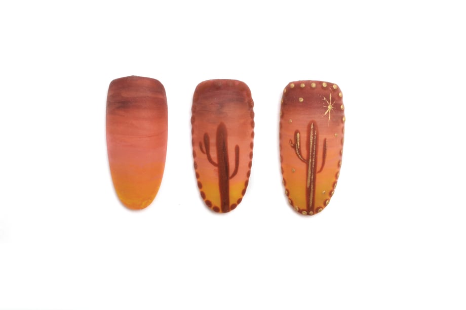 Nail Art Studio: Desert Cactus