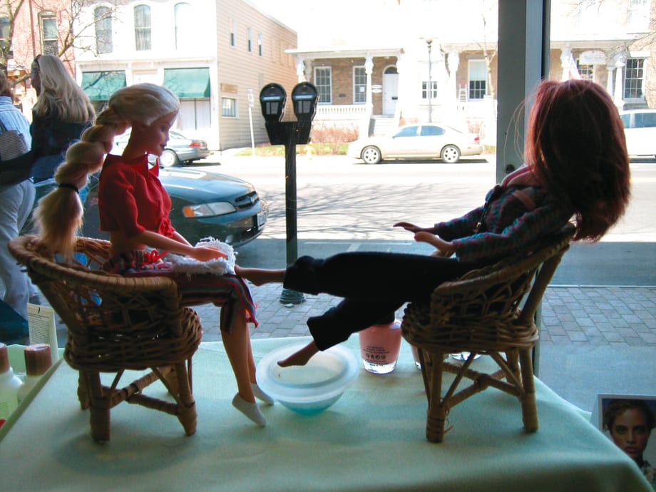 Hey, It's New Pedicure Barbie