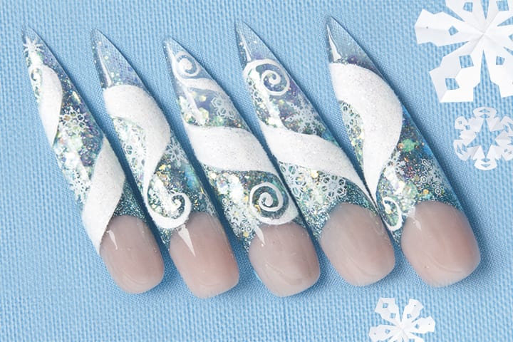 Winter Nail Art: Let It Snow