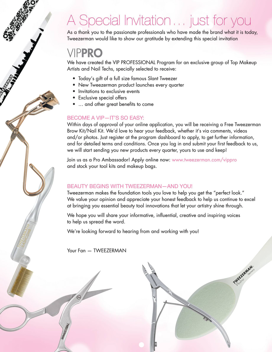 Become a Tweezerman VIP Pro