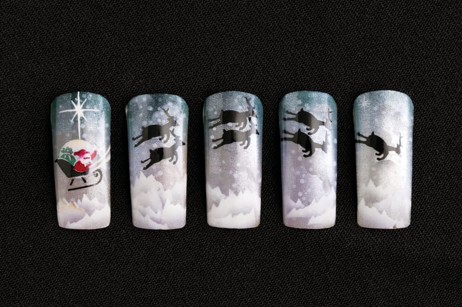Spread Holiday Cheer with Airbrush Stencils