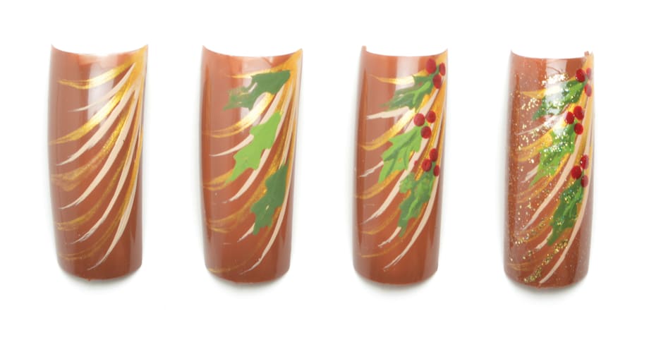 Nail Art Studio: Yule Log