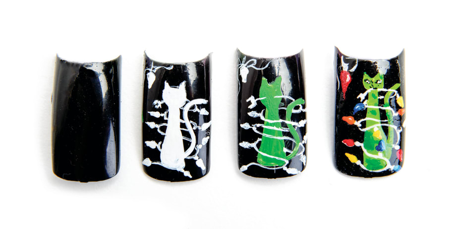 Nail Art Studio: Christmas Kitty