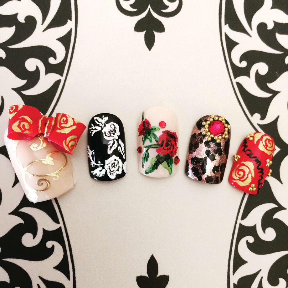 Dolce & Gabbana-Inspired Nail Art