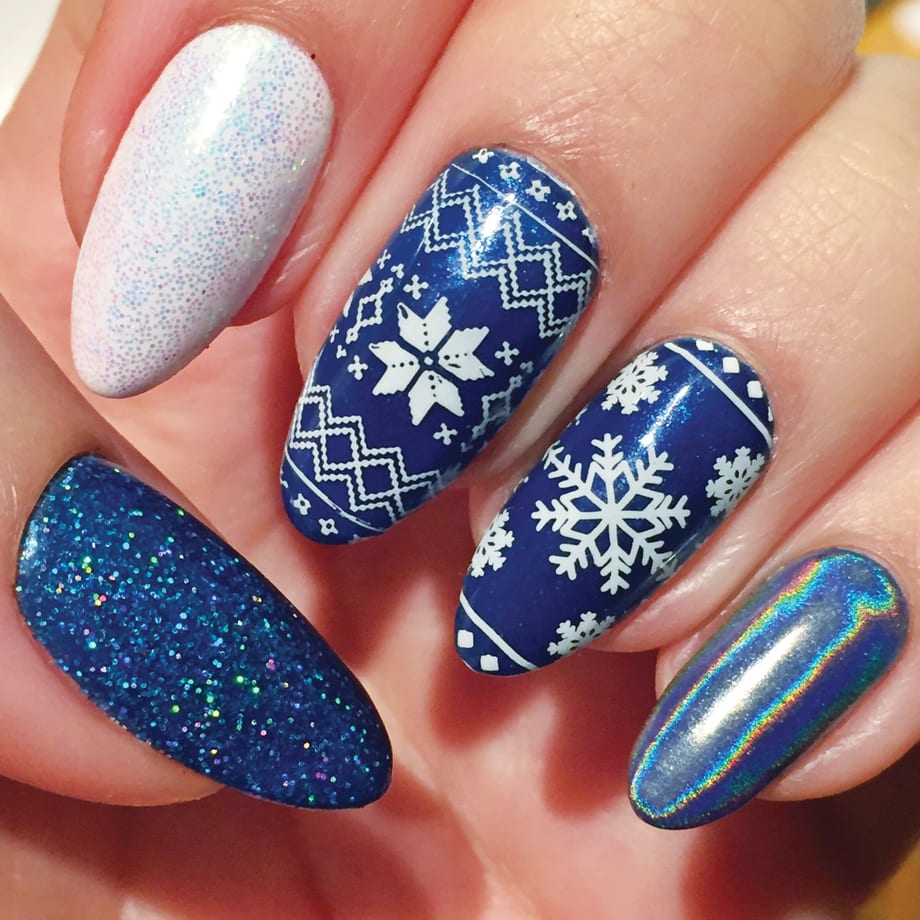 Sweater Weather Nail Art