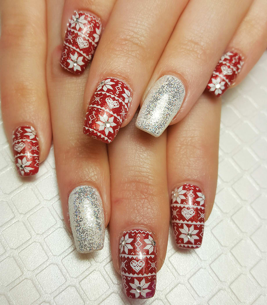 Sweater Weather Nail Art