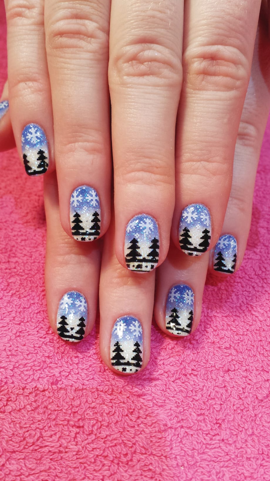 Sweater Weather Nail Art