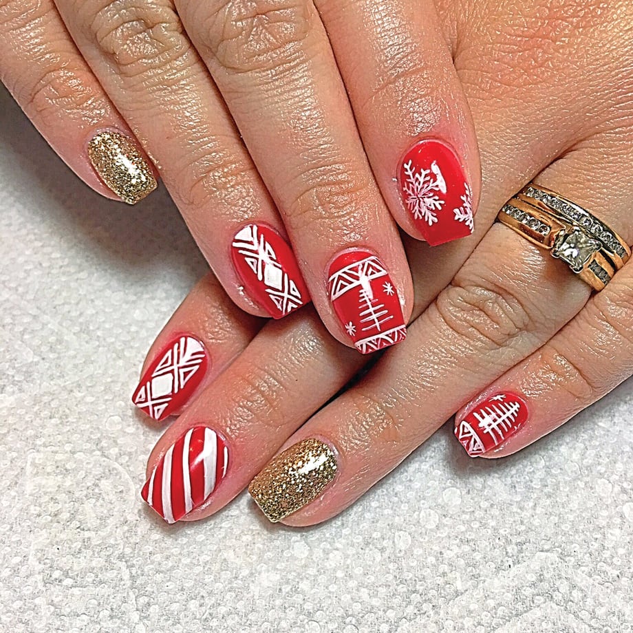 Sweater Weather Nail Art