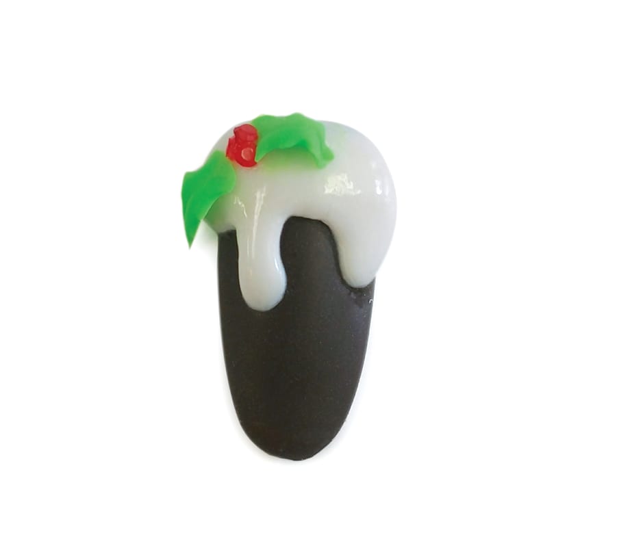 Pudding and Presents Nail Art Tutorials