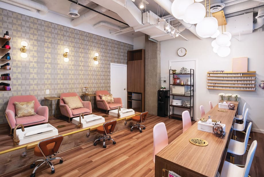 Raise Your Glass at Refine Nails and Spa