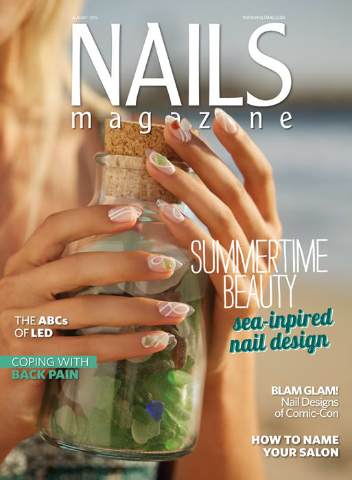 Behind the Scenes: Sea Glass Nails