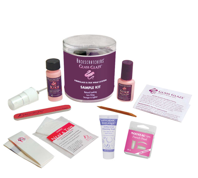 Glass Glaze Fiberglass & Silk Try Me Sample Kit