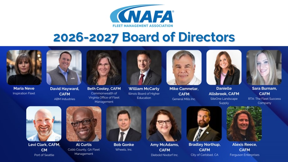 NAFA 2026-2027 board of directors headshots.