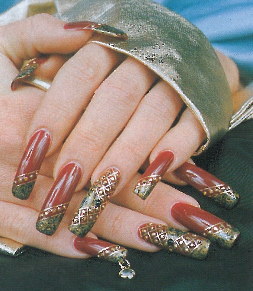 Successful Nail Technician Wears Her Art