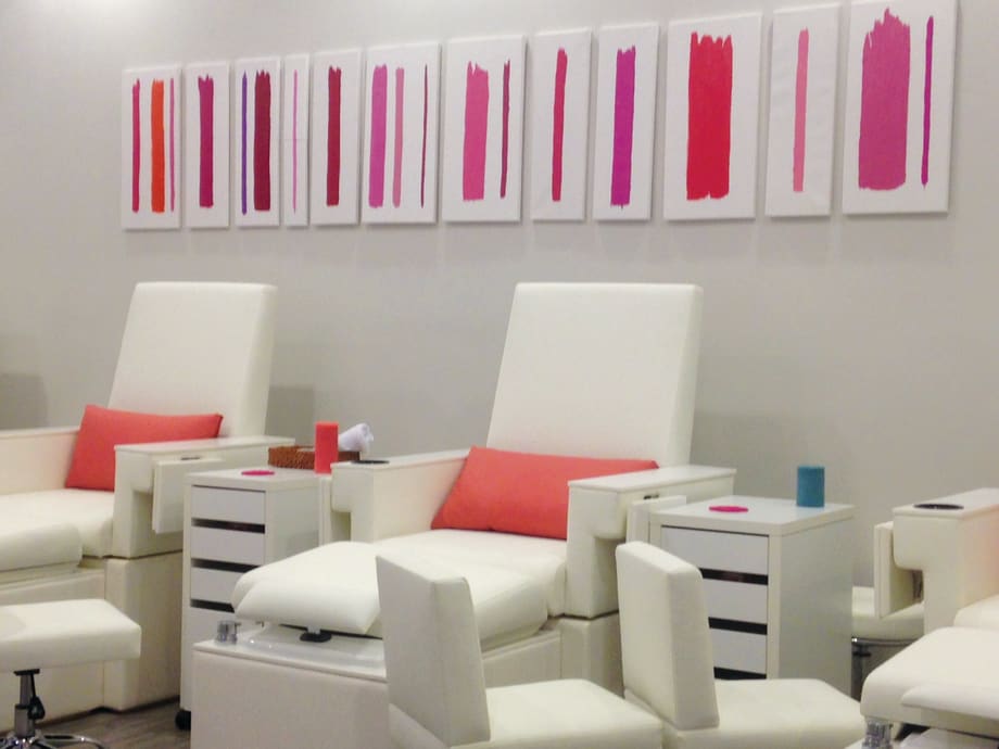 Raising the Bar On Salon Decor