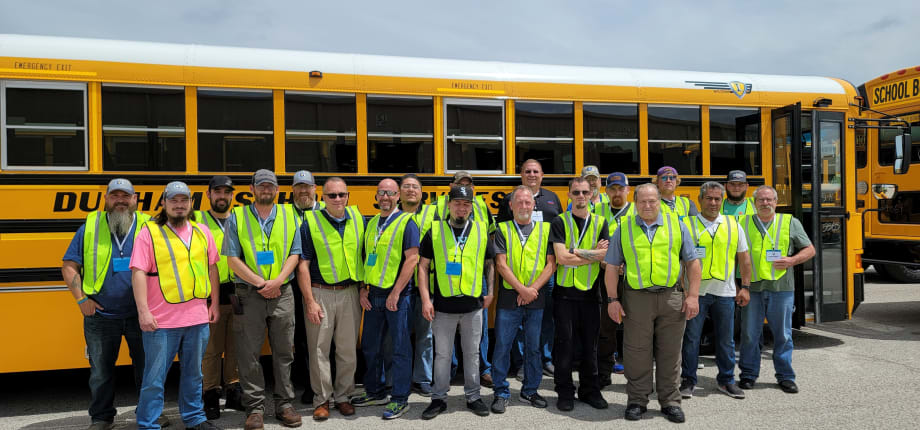 National Express Mechanics Participate in IC Bus Training