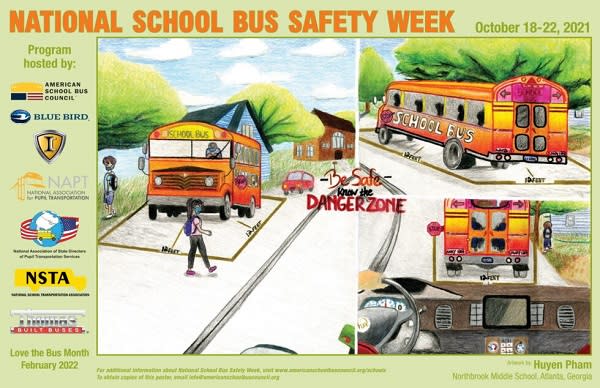 Winner Named in ASBC National School Bus Safety Week Poster Contest