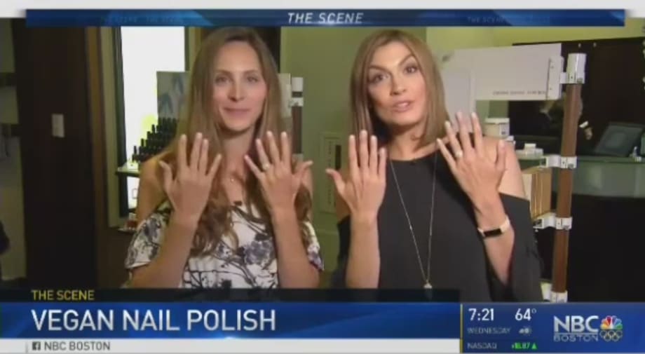 Reporter and Model Try Dazzle Dry