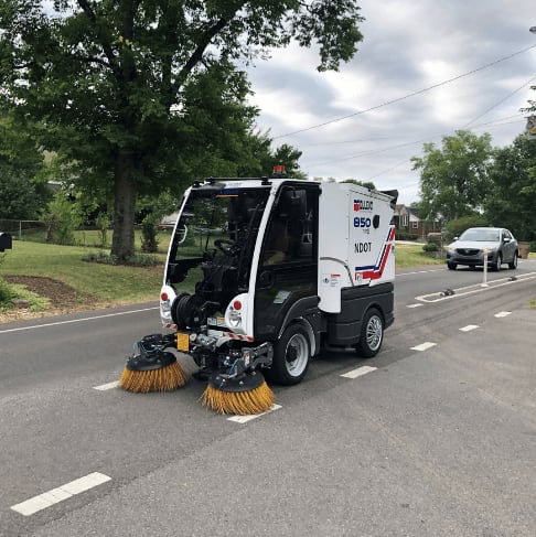 Tennessee City Purchases Bicycle Lane Sweeper