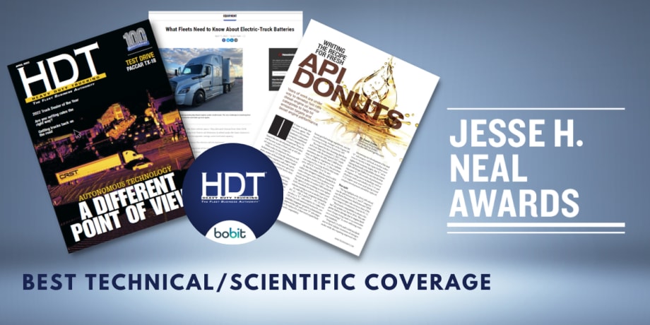 HDT Technical Coverage Wins B2B Journalism Award