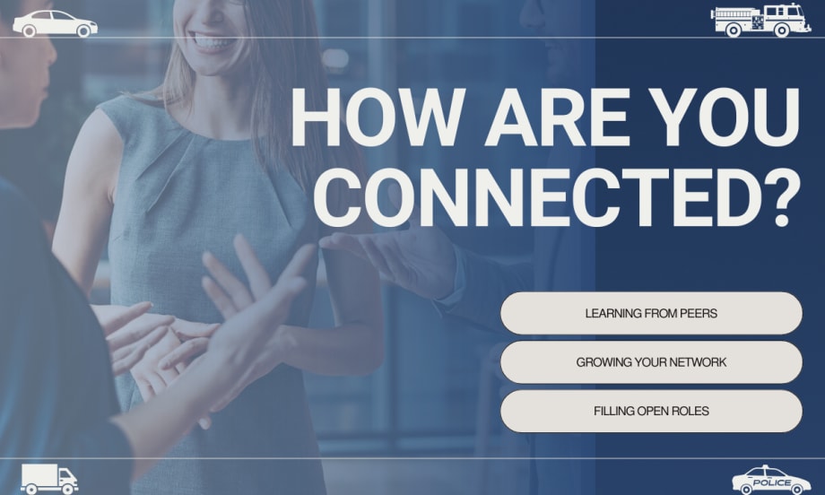 Networking with text.