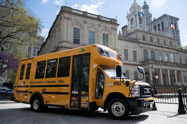 New York City Commits to Full School Bus Fleet Electrification by 2035