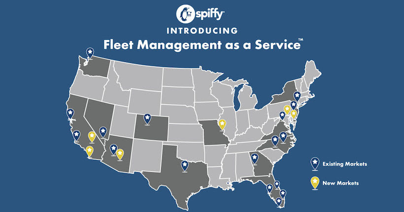 Spiffy Expands Fleet Mobile Maintenance Solution to Six New Markets