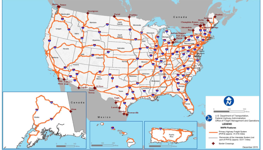 Highway Conditions, Congestion Key Factors in Supply Chain Reliability