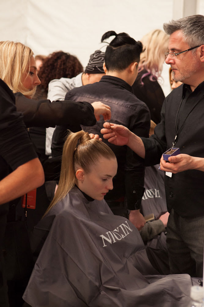 FASHION WEEK HOW-TO: NIOXIN Ponytails for Meskita