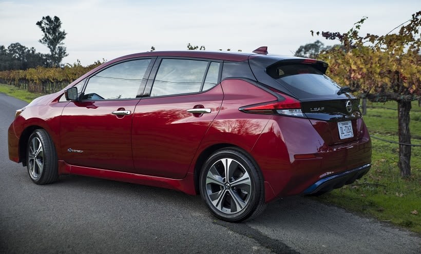 Nissan's 2019 Leaf Pricing Starts at $30,885