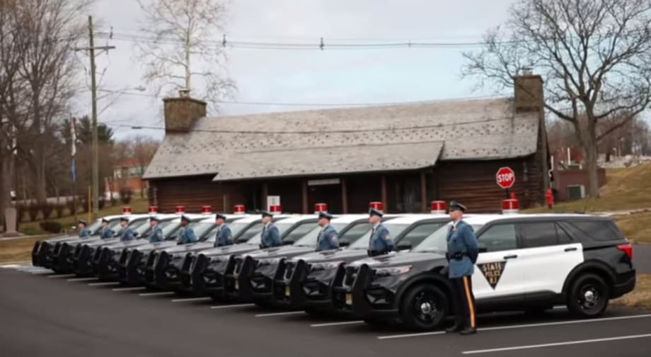 New Jersey Police Debuts Retro Anniversary Vehicles