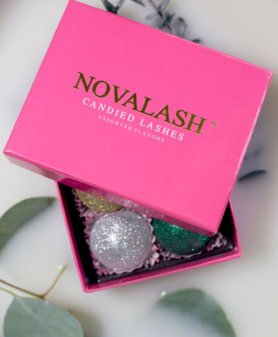 Get in the Holiday Spirit with NovaLash's Candied Lashes