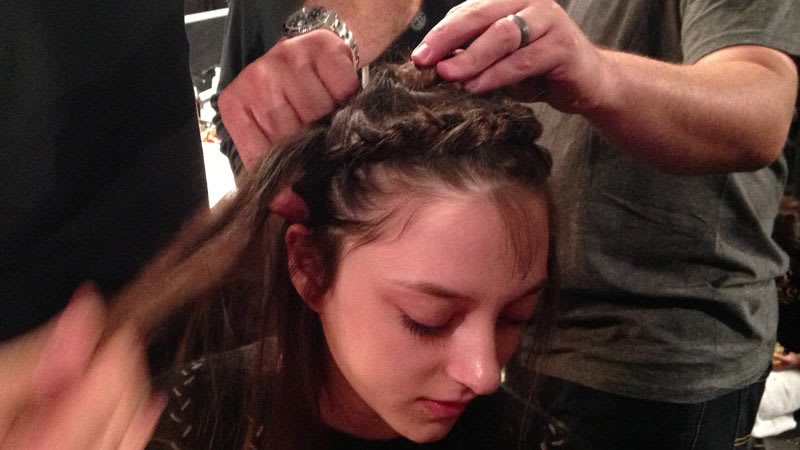 FASHION WEEK: Beauty at Nicole Miller