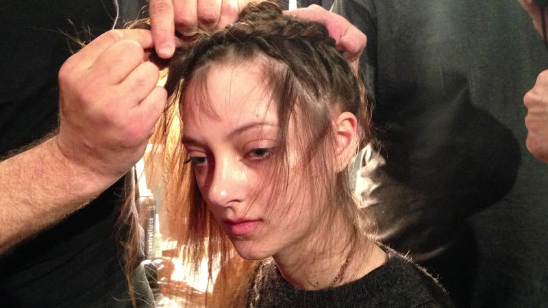 FASHION WEEK: Beauty at Nicole Miller