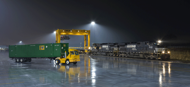 Norfolk Southern's New Pennsylvania Rail-Truck Terminal Opens