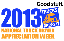 Truck Driver Appreciation Week Underway
