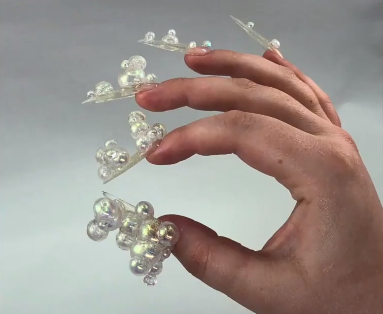 NTNA S. 6 Challenge 1: Clear Bubble Nail Art (Ashley)