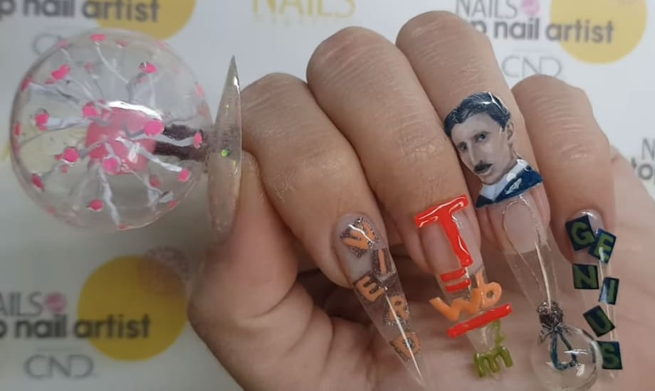 NTNA S. 6 Challenge 1: Nikola Tesla Nail Art (Bojana)