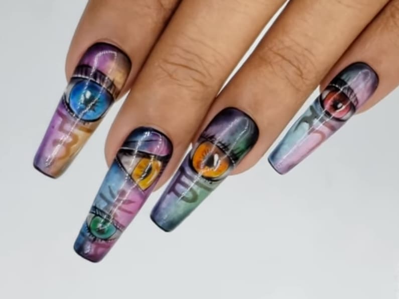 NTNA S. 6 Challenge 3: Chakras and Deadly Sins Nail Art (Ashton)