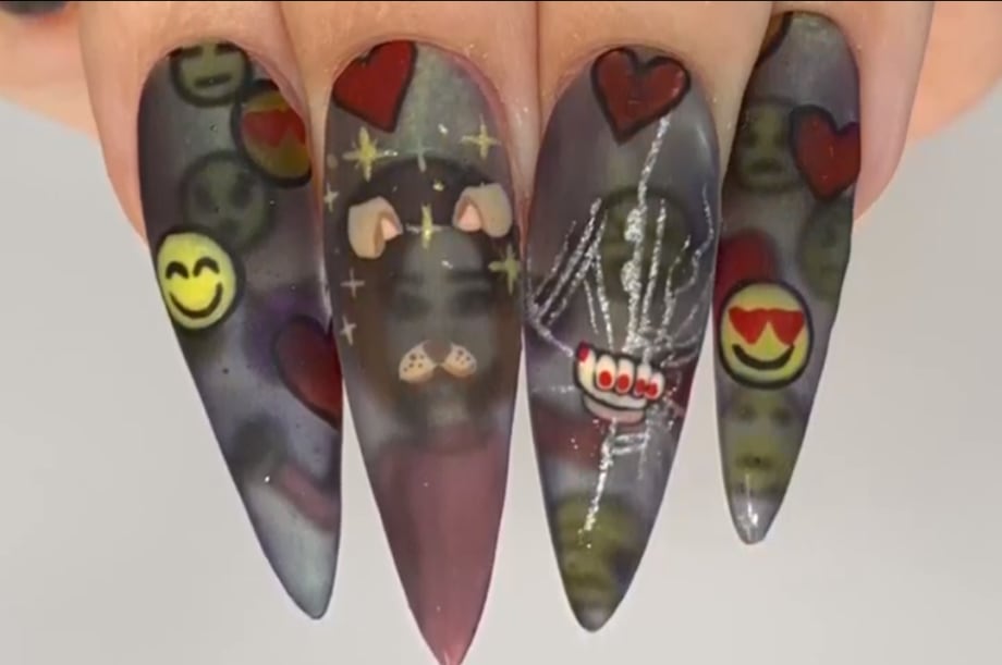 NTNA S. 6 Challenge 3: Social Filter Nail Art (Carly)