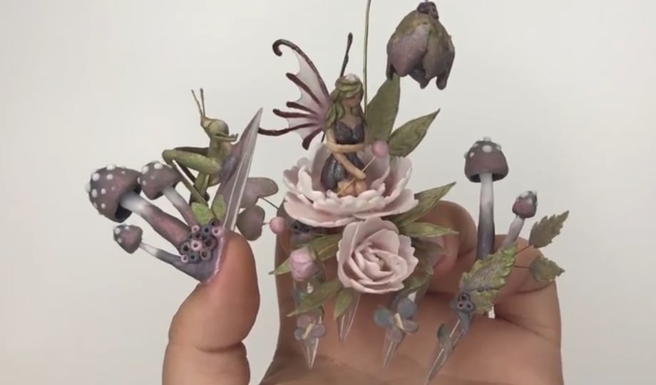 NTNA S.5 Ch.9: Fairy Flower Nail Art (Halley Fortenberry)