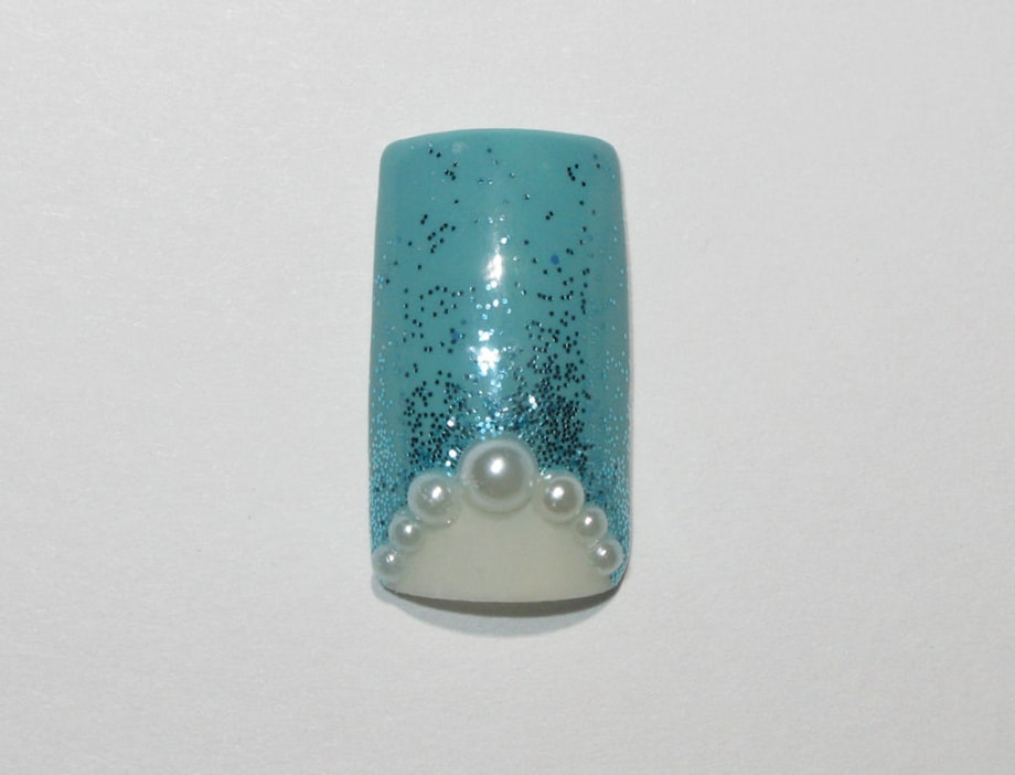 Something Tiffany Blue Nail Art