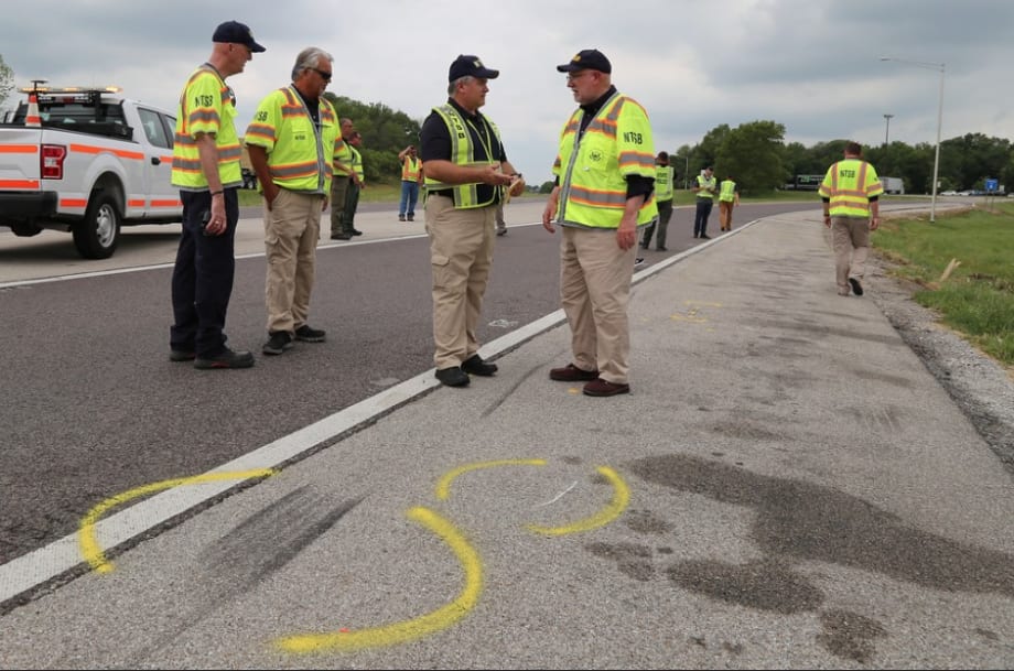 NTSB Probes Deadly Bus Collision with Trucks Parked on Ramp