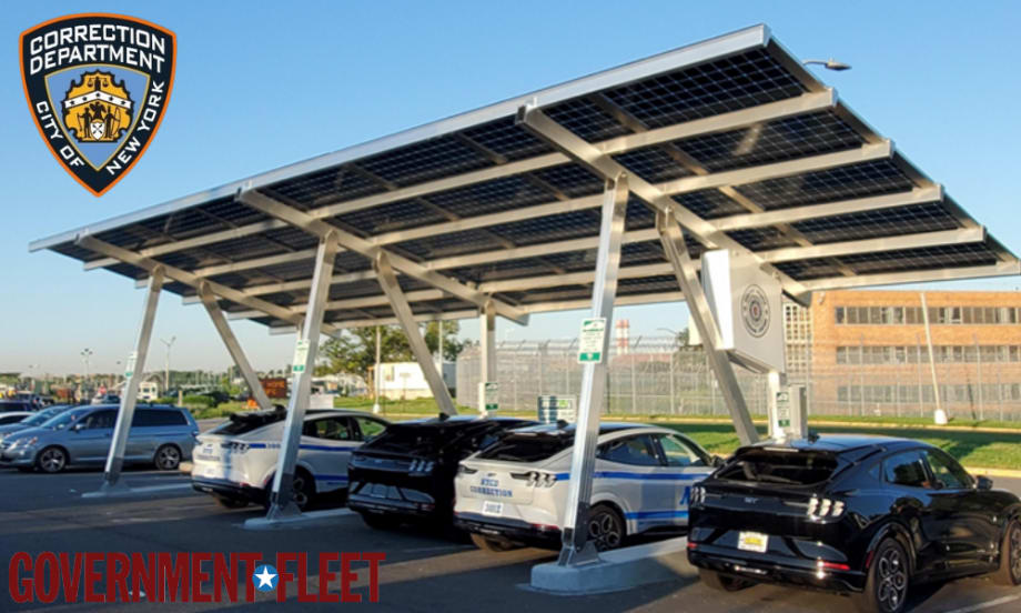 NYC Department of Correction Installs Solar Canopy