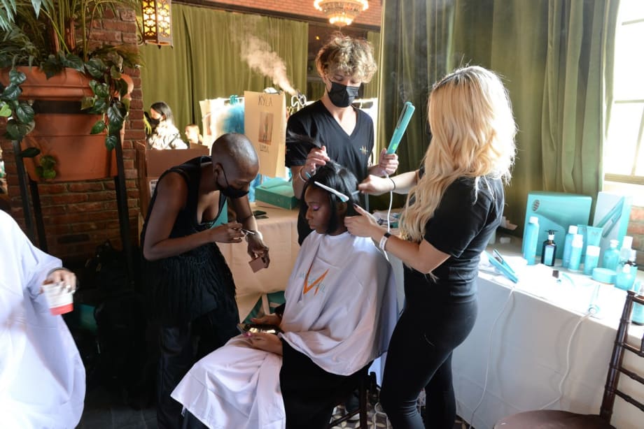 How-to for Moroccanoil's Look at NYFW