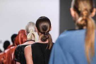 NYFW: Giannandrea Creates 'The Back Knot' for Macadamia Professional at Nicholas K.