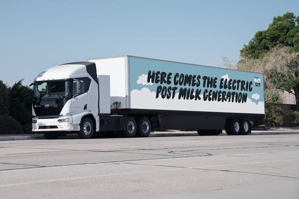 Oatly Adds Electric Trucks to North American Fleet