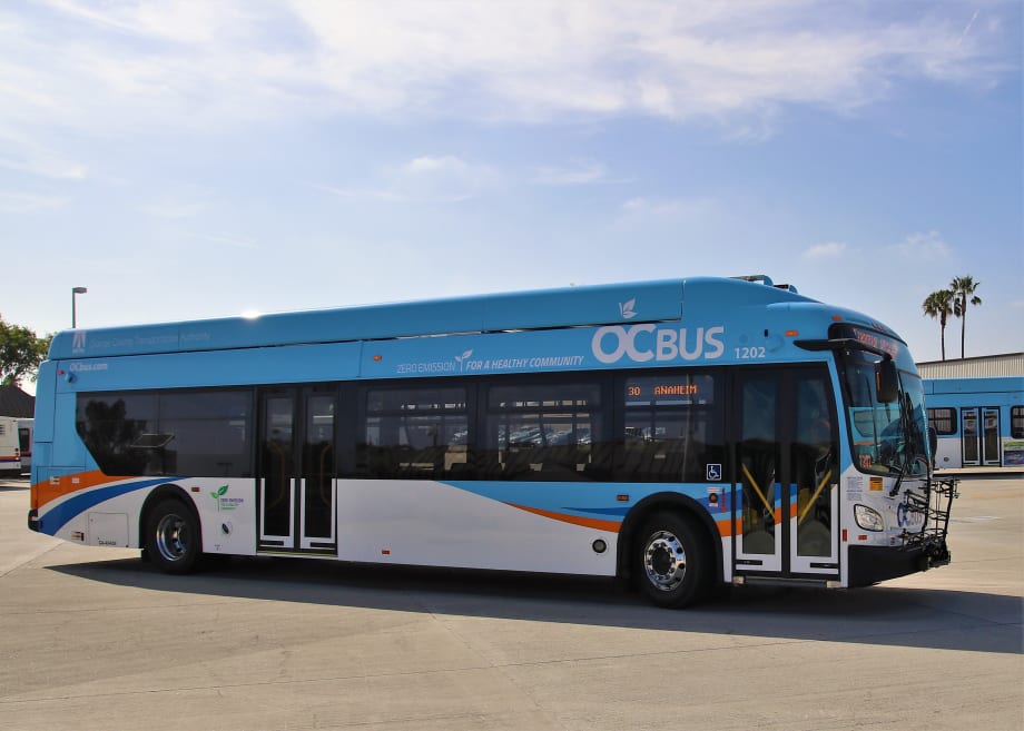 OCTA Unveils First Two Battery-Electric Buses