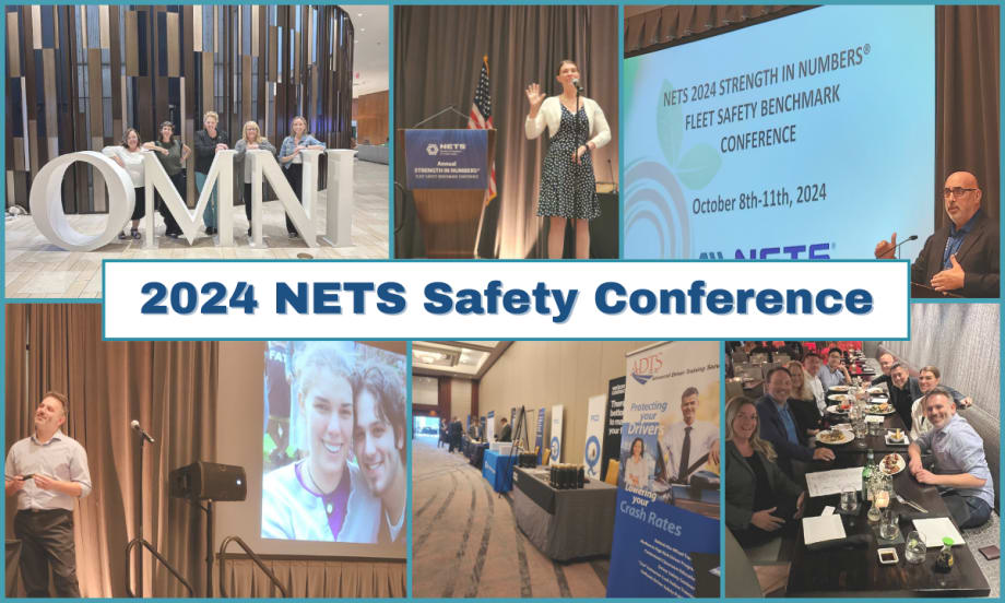 A photo collage of images from the 2024 NETS Strength in Numbers conference with text reading "2024 NETS  Safety Conference".