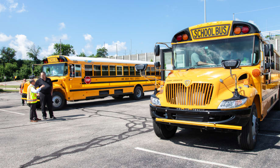 Durham School Services Ann Arbor school buses.
